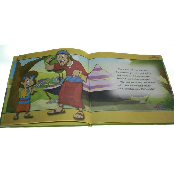 3/$15 David and Goliath Hardcover Book by Creative Kids 2008 - Picture 3 of 4